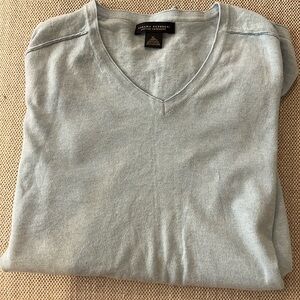 Banana Republic cotton cashmere lightweight sweater/pullover. Size XL. Lightblue